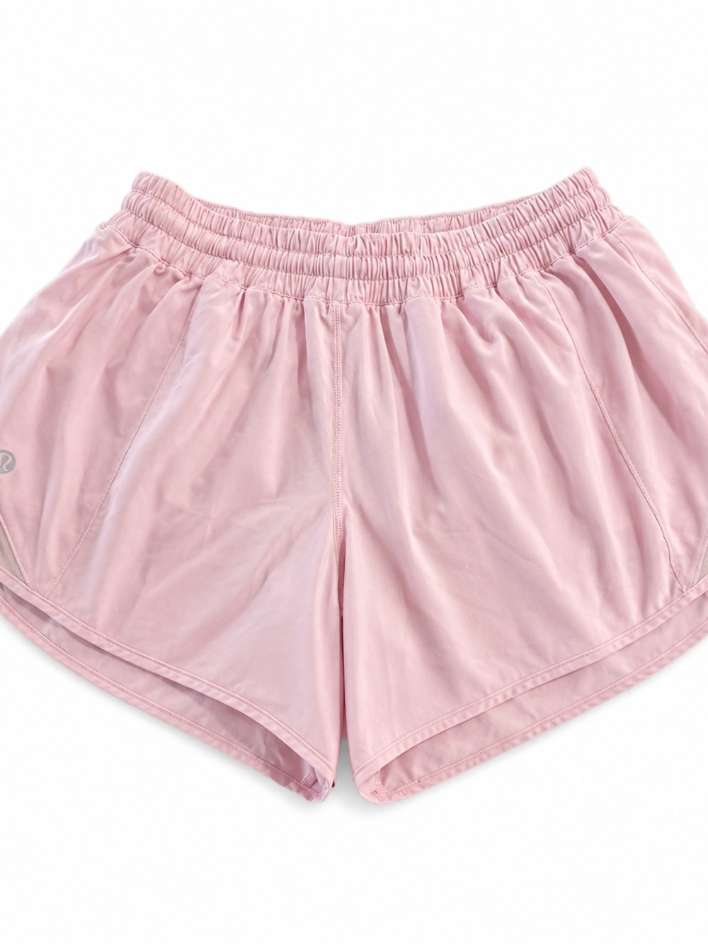 Lululemon Pink High-Rise Running Shorts Size 8 Tall - Picture 2 of 5